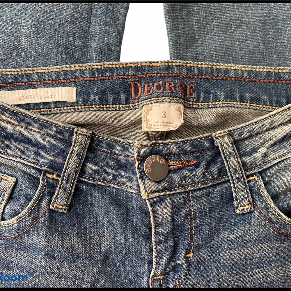 Decree Boot Cut Ripped Jean Size 3 - Picture 6 of 11